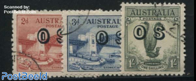 O.S. Overprints 3v