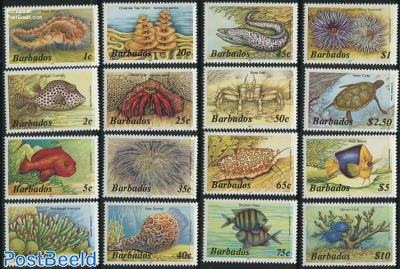 Definitives, fish 16v (with year 1987)