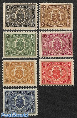 Railway stamps 7v