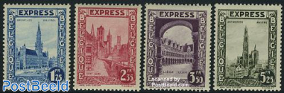 Express mail stamps 4v