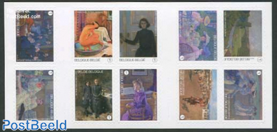 Theo van Rysselberghe 10v s-a in booklet