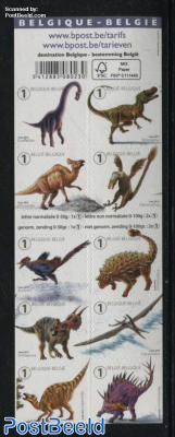 Dinosaurs 10v in foil booklet