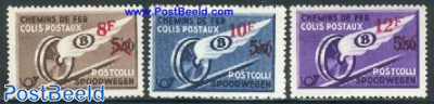Parcel stamps 3v