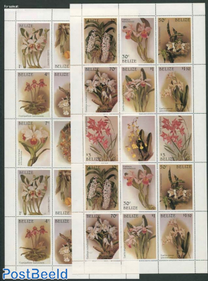 Christmas, Orchids 2 minisheets