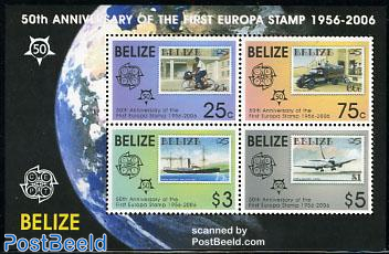 50 Years Europa stamps 4v m/s