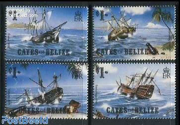 Cayes, Shipwrecks 4v