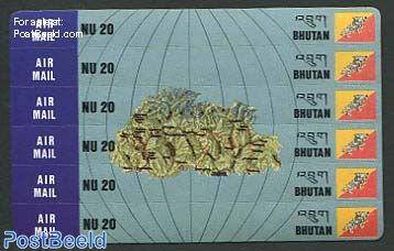 Map, stamp card
