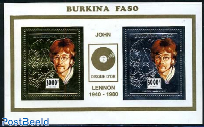 John Lennon 2 s/s (silver/gold)