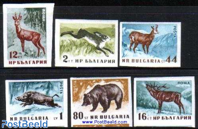 Forest animals 6v imperforated