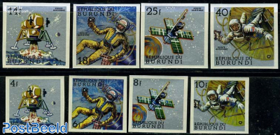 Space programme 8v imperforated