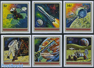 Space exploration 6v imperforated