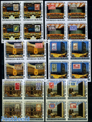 25 Years UNO postal service 6x4v [+] imperforated