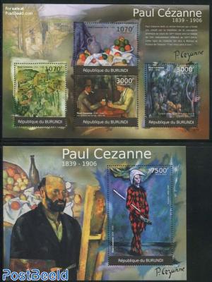 Paul Cezanne paintings 2 s/s