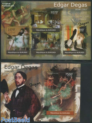 Edgar Degas paintings 2 s/s