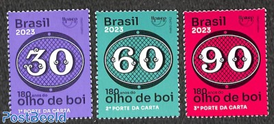 180 years Bull's eye stamps 3v