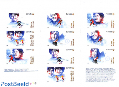Women in Wintersports 2x5v s-a in booklet
