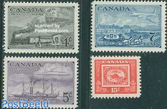 Stamp centenary 4v