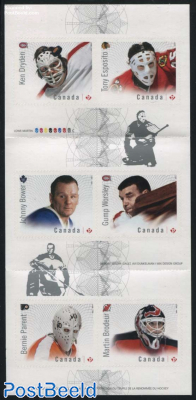 Great Canadian Goalies 6v s-a in booklet
