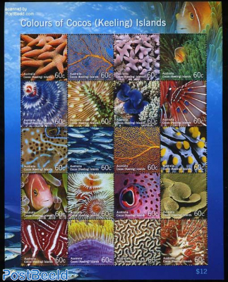 Colours of Cocos (Keeling) Islands 20v m/s