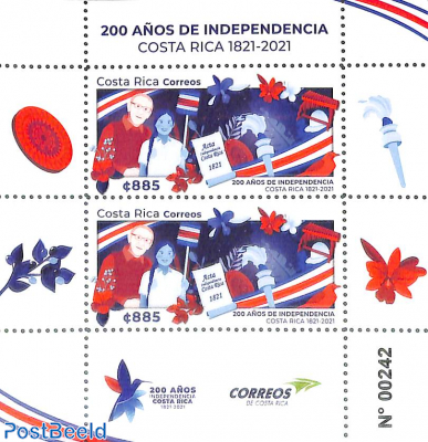 200 years independence s/s