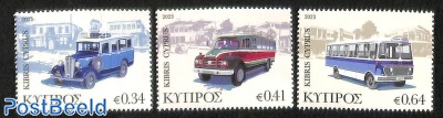 Antique buses 3v