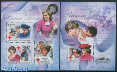 Red Cross, Princess Diana 2 s/s