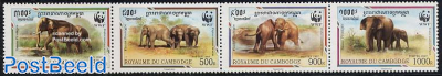 WWF, elephants 4v [:::]