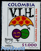 UPAEP 1v, anti AIDS