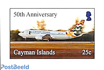 Cayman Airways 50th anniversary 1v (from booklet)