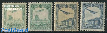 Manchukuo, Airmail 4v