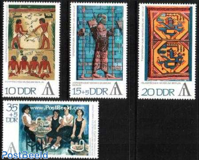 Interartes stamp exposition 4v