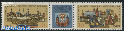 Cottbus philatelic exposition 2v+tab [:T:]