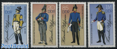 Postal uniforms 4v