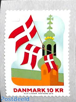 Flag 1v, coil stamp