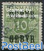 GEBYR Overprint 1v