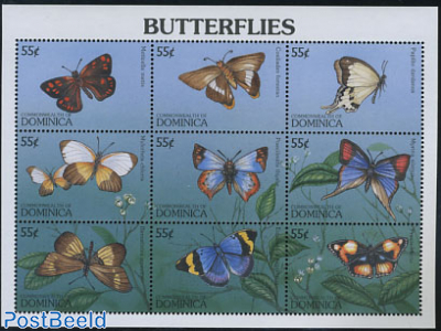 Butterflies 9v m/s (9x55c)