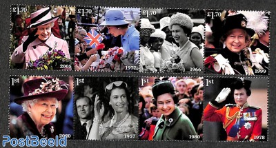 Queen Elizabeth II platinum jubilee 8v (2x[:::])