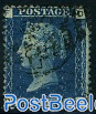 2p Blue, Queen Victoria