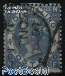 2Sh Blue, Queen Victoria