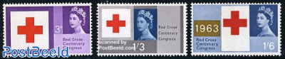 Red Cross centenary 3v
