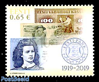 100 years central bank 1v