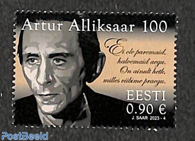 Arthur Alliksaar, poet 1v