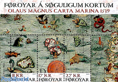 Olaus Magnus Carta Marina 1539 s/s