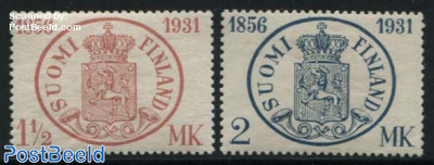 75 years Finnish stamps 2v