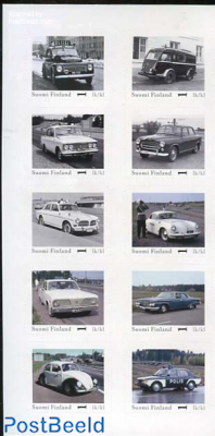 Police cars 10v (personal stamps)