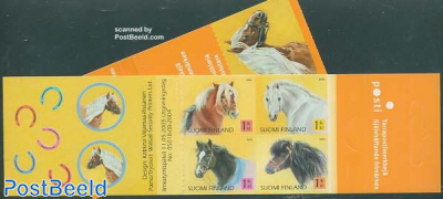 Horses 4v in booklet
