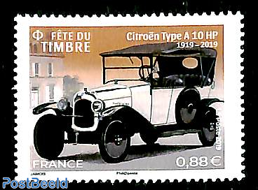 Stamp festival, Citroën Type A 10 HP 1v
