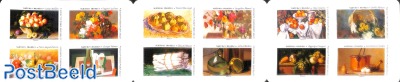 Food paintings 12v s-a in booklet