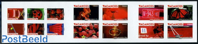 Vacances, red 14v in s-a booklet
