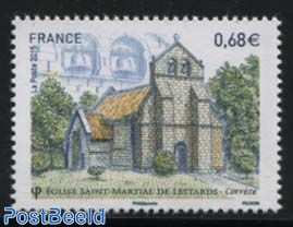 St Martial de Lestards Church 1v
